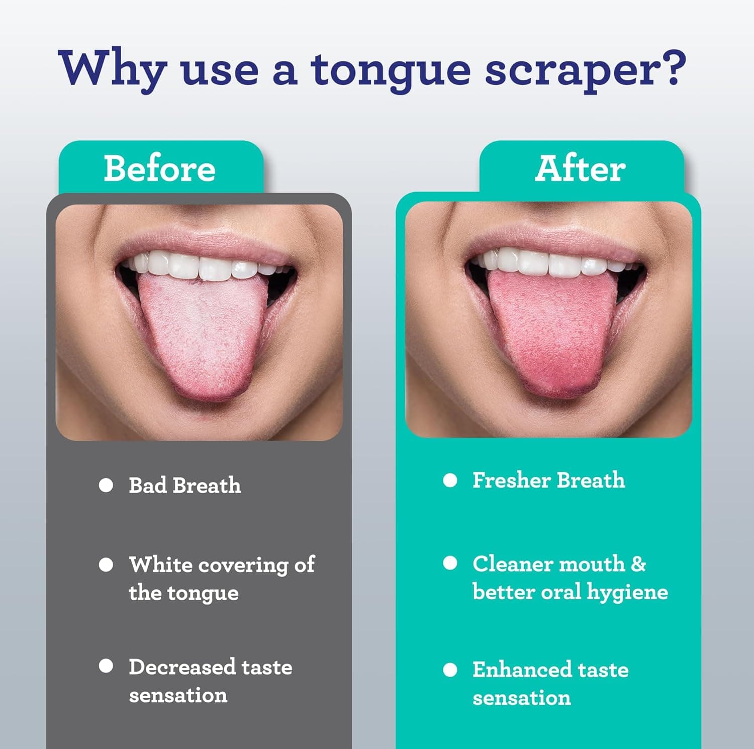 GuruNanda Tongue Scraper for Adults (2 Pack) with Travel Case - 420 Medical image 3