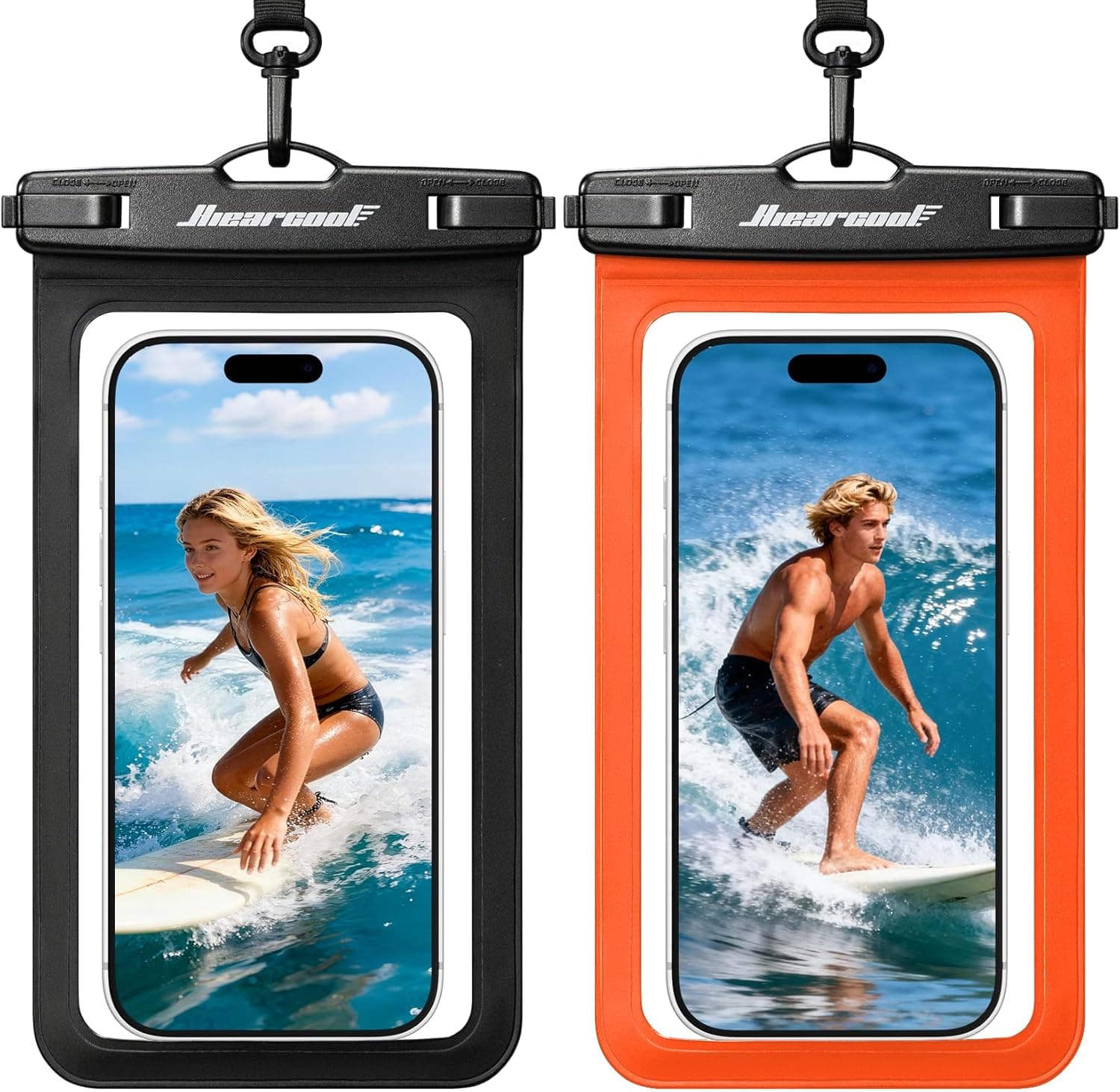 Hiearcool Waterproof Phone Pouch - IPX8 Waterproof Phone Case for iPhone 17/16/1 image 6